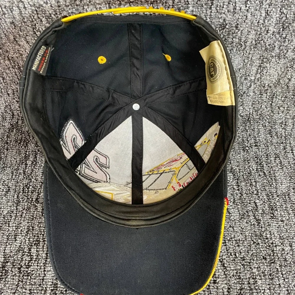 Vintage Ward Burton Hat Snapback CAT Caterpillar Racing 22 NASCAR Dodge Cap